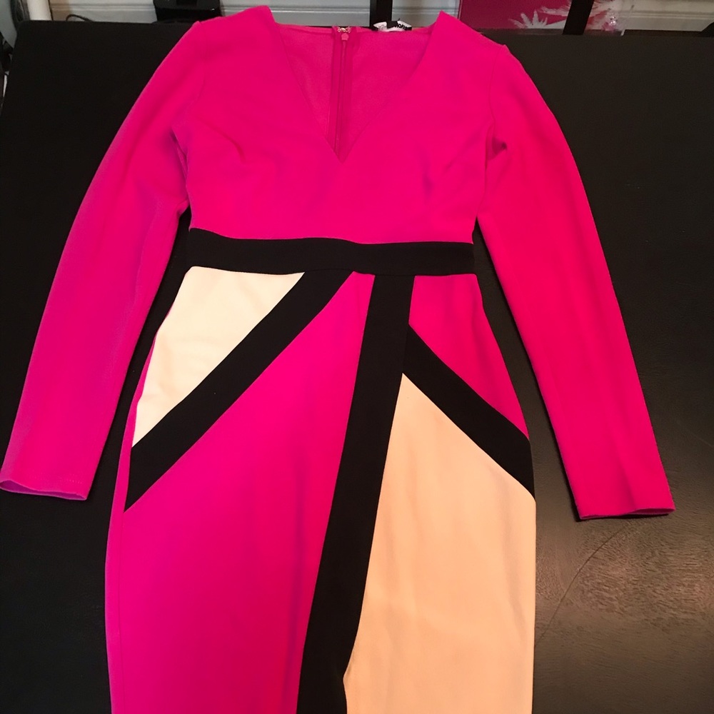 Fashion Nova dress. Size small. Fuschia.